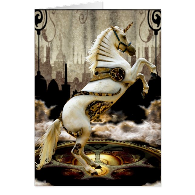 UrverkUnicorn Hälsningskort (Framsidan)