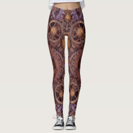 Urverkvintage industriella Steampunk Leggings