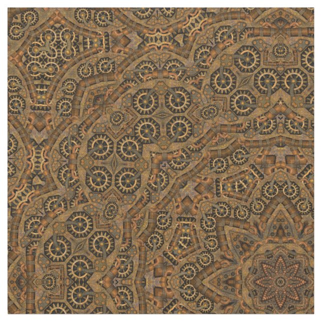 Urverkvintage industriella Steampunk Tyg (Närbild)