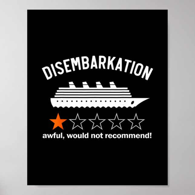 Uryskning Förfärlig Skulle Inte Recommendera  Poster (Framsidan)