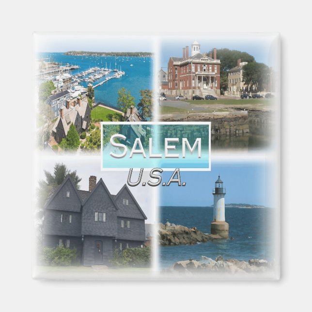 US0147 America, United Stater, Salem, Fridge Magnet (Framsidan)