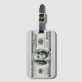 US $100-sedel Bagagebricka