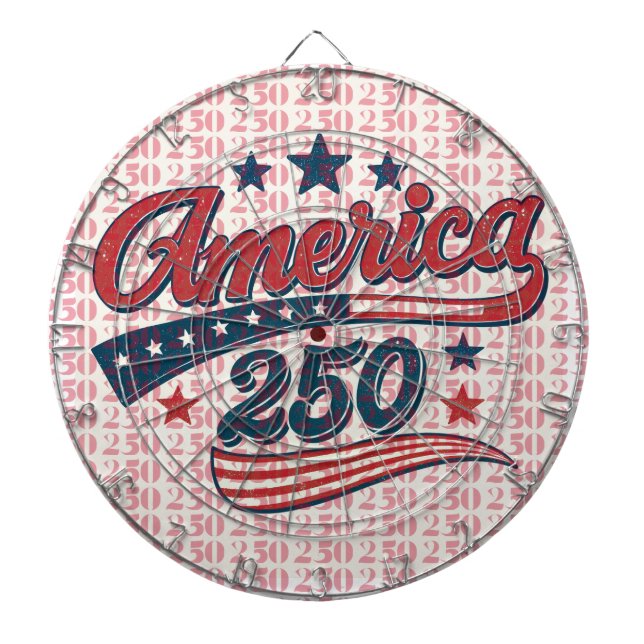 US 250-årsjubileum Dart Board Darttavla (Framsidan)