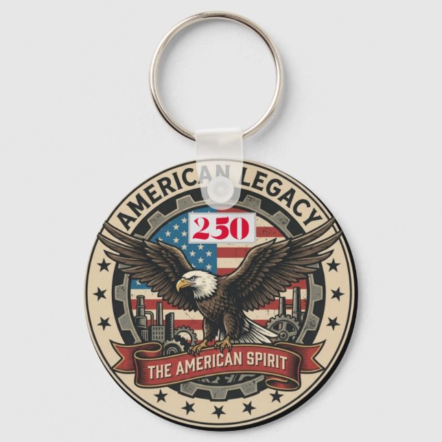US 250-årsjubileum  Nyckelring (Framsida)
