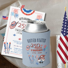 US 250-årsjubileum Patriotisk Gnome burkkylare