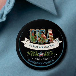 US 250 Semiquincentennial Botanical Watercolor 4th Knapp