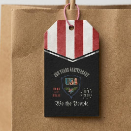 US 250 We the People Patriotic Anniversary  Presentetikett