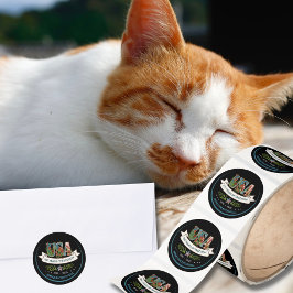 US 250 Years of Freedom Botanical  4th of July Runt Klistermärke