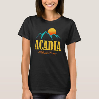 US Adventure Vintage Acadia National Park Souvenir T Shirt