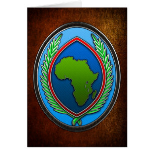 US Afrika Command Hälsningskort