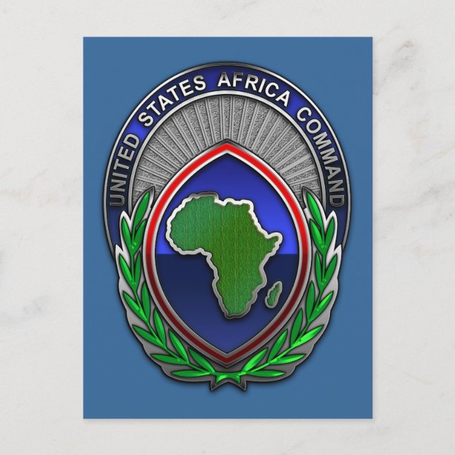 US Afrika Command Vykort (Framsida)