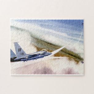 US Air Force F-15 Eagle in combat Pussel