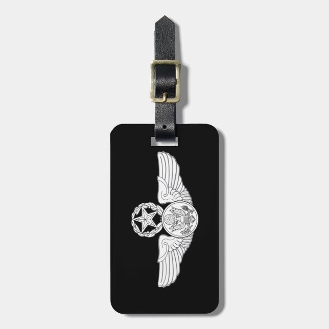 US Airlines Chief Enförtecknad flygbesättning Ving Bagagebricka (Vertikal Framsida)