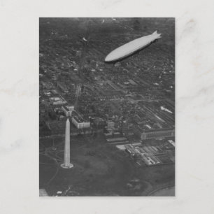US Airship 'USS Los Angeles' ZR3 som flyger över Vykort