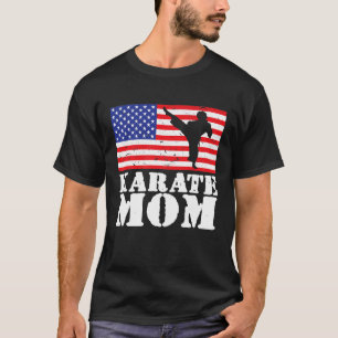 US American Distress Flagga Karate Mamma Women for T Shirt