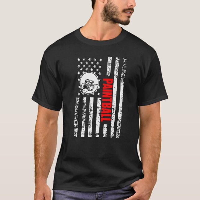 US American Flag Team Shooting Sports Patriotic Pa T Shirt (Framsida)