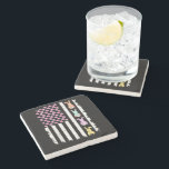 US American Flag with Bunny for Easter Day Stenunderlägg<br><div class="desc">US American Flag with Bunny for Easter Day</div>