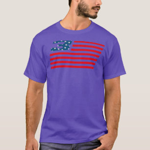 US American Flagga E3 Motocross Supercross T Shirt