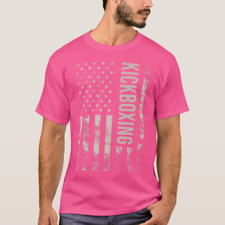 US American Flagga Kickboxing T Shirt