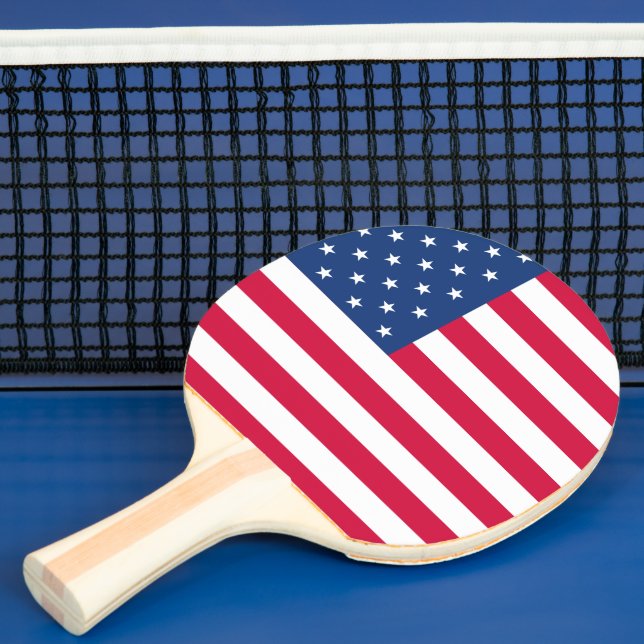 US/American Flagga Pingisracket (Insitu)