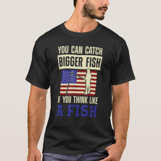 Us American Fly Fishing Fishermen Reel Angling Fis T Shirt