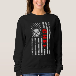 US amerikansk flagg matlagning patriotisk ob som k T Shirt