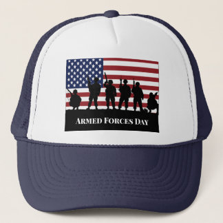 US Armed Forces Day Soldiers American Flagga Art Keps