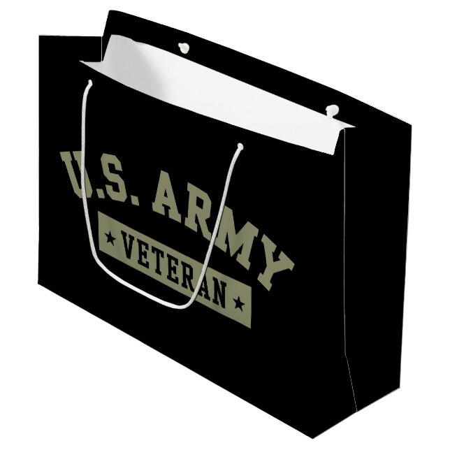 US Army-veteran Amerikanska flaggan Veterans Ameri (Framsidan Vinklad)