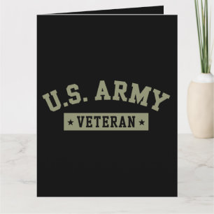 US Army-veteran Amerikanska flaggan Veterans Ameri Kort