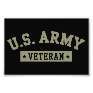 US Army-veteran Amerikanska veteraner Amerikansk f Fototryck