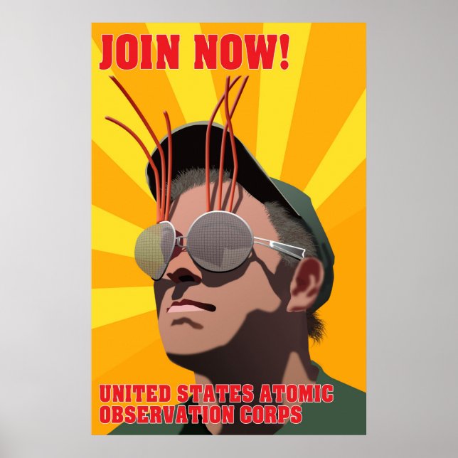 US Atomic Observation Corps Poster (Framsidan)