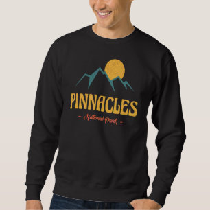 US Äventyr Vintage Pinnacles nationalpark Souve Lång Ärmad Tröja