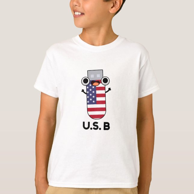 US B Funny United Stater Pun T Shirt (Framsida)