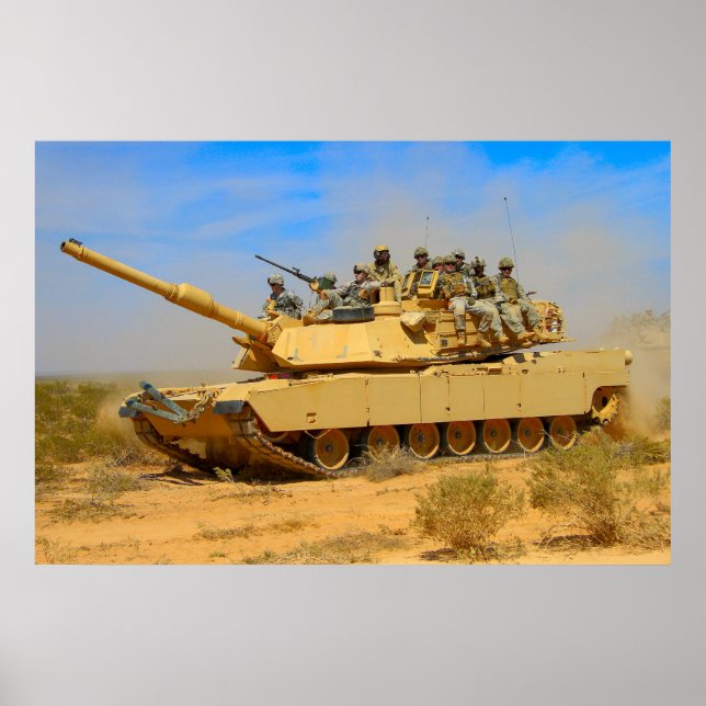 US BATTLE TANK - M1 ABRAMS POSTER (Framsidan)
