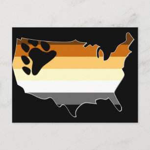 US Bear Pride Vykort