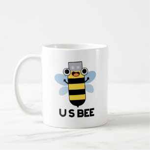 US Bee Funny USB Technical Pun Kaffemugg