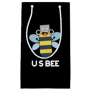 US Bee Funny USB Technical Pun Mörk BG