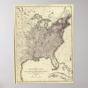 Us-befolkning 1850 poster