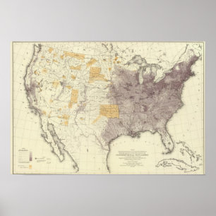 Us-befolkning 1870 poster