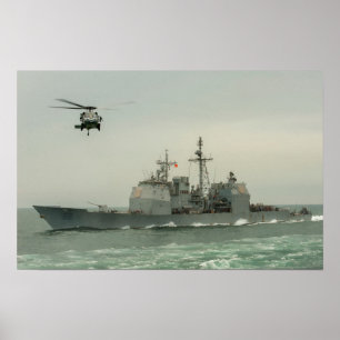 US Bunker Backe (CG 52) Poster