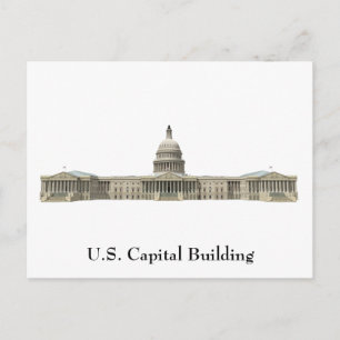 US Capital Byggnad: Washington DC Vykort