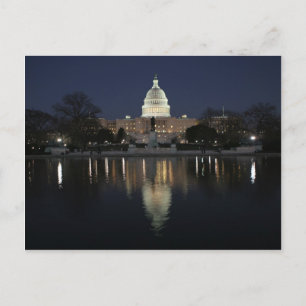 US Capitol Building Natt Vykort