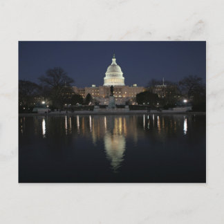 US Capitol Building Natt Vykort