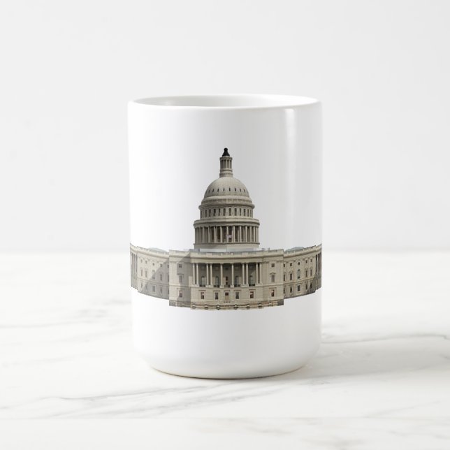 US Capitol-byggnaden: Washington DC Kaffemugg (Center)