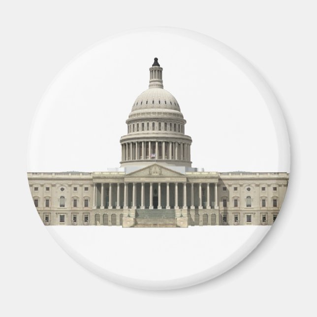 US Capitolium: Washington DC Magnet (Framsidan)