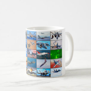 US CARRIER JET AVIATION "MONTAGE" KAFFEMUGG