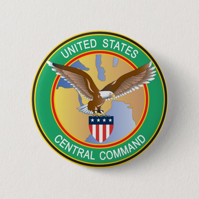US Central Command CENTCOM Knapp (Framsida)