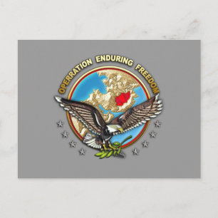 US Central Command - OEF-A Vykort