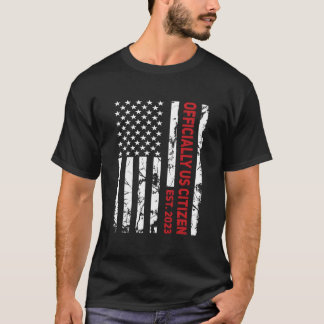 Us Citizen Est 2023 New American Citizenship Test T Shirt