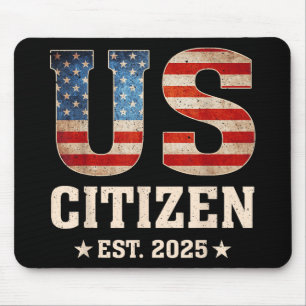 US Citizen Est 2025 US Flagga New Citizen Americ Musmatta